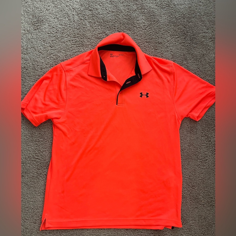 Under Armour Vibrant Orange Polo